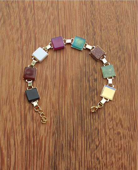 Pulseira Quadrado Colado
