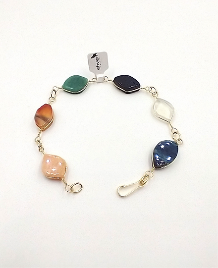 Pulseira Ranhurada Navete