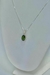 Pingente Prata 950 Turmalina Verde Oval