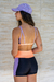 Conjunto Short Básico Compressão Preto/Laranja + Top - comprar online