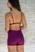 Conjunto Short Básico Vinho + Top biquini - comprar online