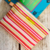 Necessaire MiMi Retângulo Listra Neon - comprar online