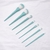 Kit com 8 Pinceis Para Maquiagem - Rose Kiss na internet
