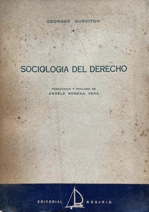 Georges Gurvitch - Sociologia del derecho
