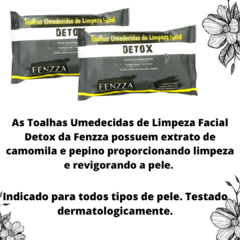 Toalhas Umedecidas de Limpeza Facial Detox Fenzza - comprar online