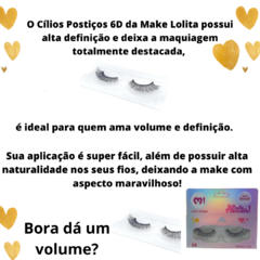Cílios Postiços 6D Make Lolita QBM607 na internet