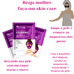 Máscara Facial Peel Off Colágeno Sachê Max Love - comprar online