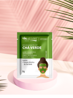 Máscara Facial Peel Off Chá Verde Sachê Max Love