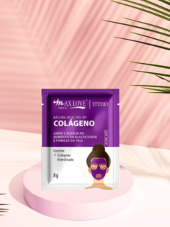 Máscara Facial Peel Off Colágeno Sachê Max Love