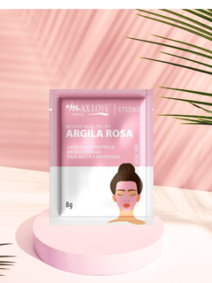Máscara Facial Peel Off Argila Rosa Sachê Max Love