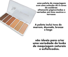 Paleta de Sombras Eu Recebo! 6 Cores Isa Beauty - comprar online
