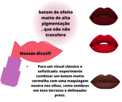 1 Batom All Day Alta Cobertura Longa duração Matte Vivai - comprar online