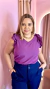 Blusa Alfaiataria Babadinhos Roxo