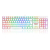 Teclado Gamer Redragon Surara Pro Branco RGB Mecânico Switch Red - K582W-RGB-PRO (PT) RED - 5019