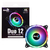 Cooler Para Gabinete AeroCool Duo 12 ARGB 120mm - 5393