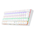 Teclado Gamer Redragon Lakshmi Branco Rainbow Switch Blue - K606W-R (PT) BLUE- 5649 - Matron Informática