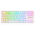 Teclado Gamer Redragon Kumara Pro Branco Bluetooth RGB Mecânico Switch Brown - K552RGB-BRS-W (PT) BROWN - 6067