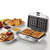 Maquina de Waffle Ariete Party Time Retrô 700W 127v Vermelha - 6346 - comprar online