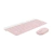 Kit de Teclado e Mouse Logitech MK470 Slim Rosa Sem Fio - MK470 920-011313 - 6476 na internet