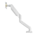 Suporte de Mesa Bluecase Ergo Flex Articulado Para Monitores Branco Com Pistão a Gás - BSMTG01-3W - 6584 - loja online