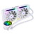 Water Cooler Fortrek Breezy 240mm Com Duas Fans Branco RGB - 6801