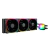 Water Cooler Geometric Future Eskimo Pro 42 420mm Com 3 Fãs Preto RGB - 7189