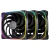 Kit de Cooler Para Gabinete Geometric Future Squama 2503-14B Com 3 Fans 140mm Preto RGB - 8191