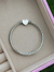 Bracelete Cabo Torcido Coração Aço Inoxidável - Use Luara