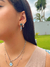 Argola Tubular M Aço Inoxidável | Prata - Use Luara