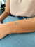 Pulseira Olho Grego Resinado Aço Inoxidável | Prata - loja online