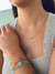 Colar Trio Bolinhas Ariele Ouro 18k | Semijoia - Use Luara