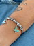 Bracelete Cabo Torcido Penduricalhos Aço Inoxidável - Use Luara