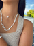 Colar Choker Fio Nylon Coração Madreperola | Semijoia na internet