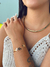 Bracelete Floral Ouro 18k | Semijoia na internet