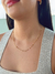 Colar Trio Bolinhas Ariele Ouro 18k | Semijoia - loja online