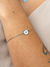 Pulseira Olho Grego Cravejado Aço Inoxidável | Prata - comprar online