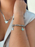 Bracelete Cabo Torcido Penduricalhos Aço Inoxidável - loja online
