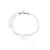 Pulseira Trio Coração Perolado Aço Inoxidável - Use Luara