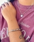 Bracelete Cabo Torcido Esferas Aço Inoxidável - Use Luara