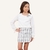 Conjunto blusão em algodão texturizado e shorts saia em tweed Chanel PAKITA - comprar online