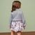 Conjunto blusão em malha tricot e saia em crepe PAKITA - Loja Zaz Kids