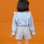 Conjunto blusa com gola laço e shorts saia em tricot Chevron PAKITA - Loja Zaz Kids