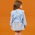 Conjunto blusa em malha confy e saia em tricot chevron na internet