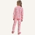 Conjunto de Pijama de blusa e calça em fleece luxo KUKIE na internet