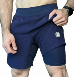 Short Masculino com Térmico BSCross - Azul Marinho