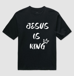 Oversized Jesus is King Escura - comprar online