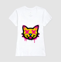 Camiseta Cat Graffiti - Crazy Cat