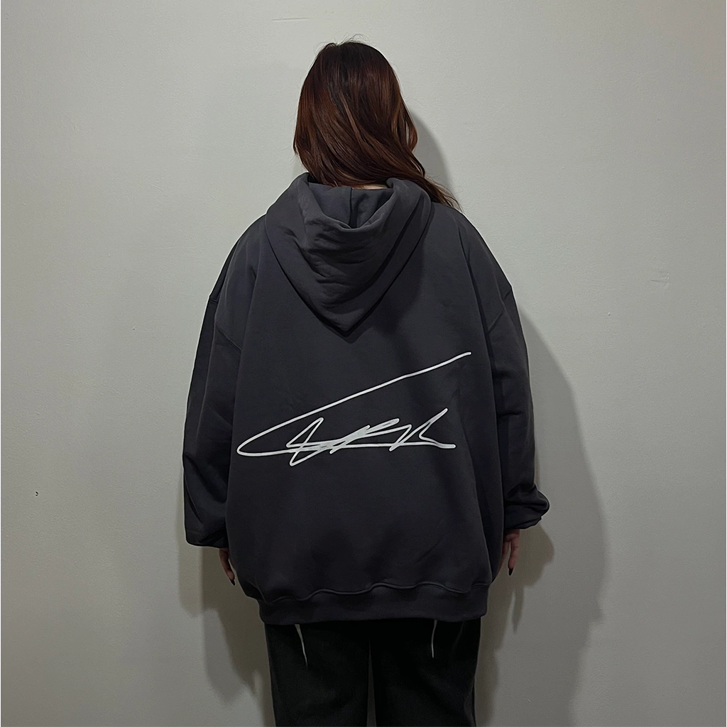 HOODIE LQNSIAH |LEAD GRAY|