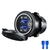Carregador de carro rápido soquete Acessórios, Carga Rápida 3.0, Dual USB, Impermeável, 12V, 24V, QC3.0 Tomada de Energia, Toque Interruptor, Luz LED