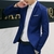 Imagem do Jaqueta casual de terno fino masculino, blazer bonito, blazer de um botão, roupas de marca fashion, M ~ 3XL, outono, primavera